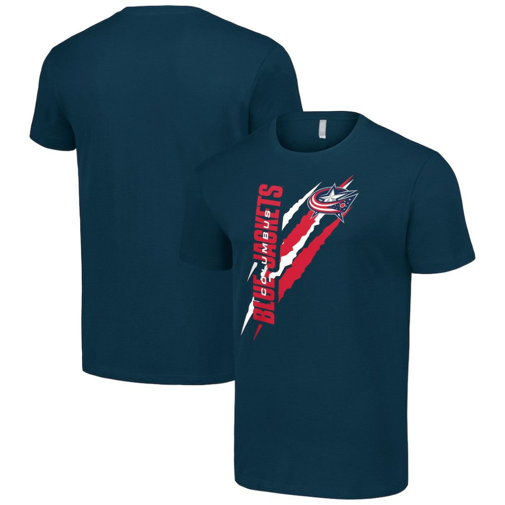 Columbus Blue Jackets Starter Color Scratch T-Shirt -  NHL T-shirts