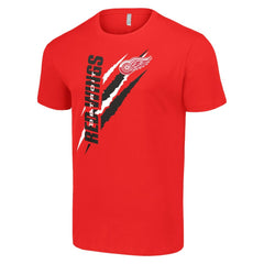 Detroit Red Wings Starter Color Scratch T-Shirt -  NHL T-shirts