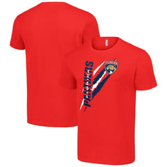 Florida Panthers Starter Color Scratch T-Shirt -  NHL T-shirts