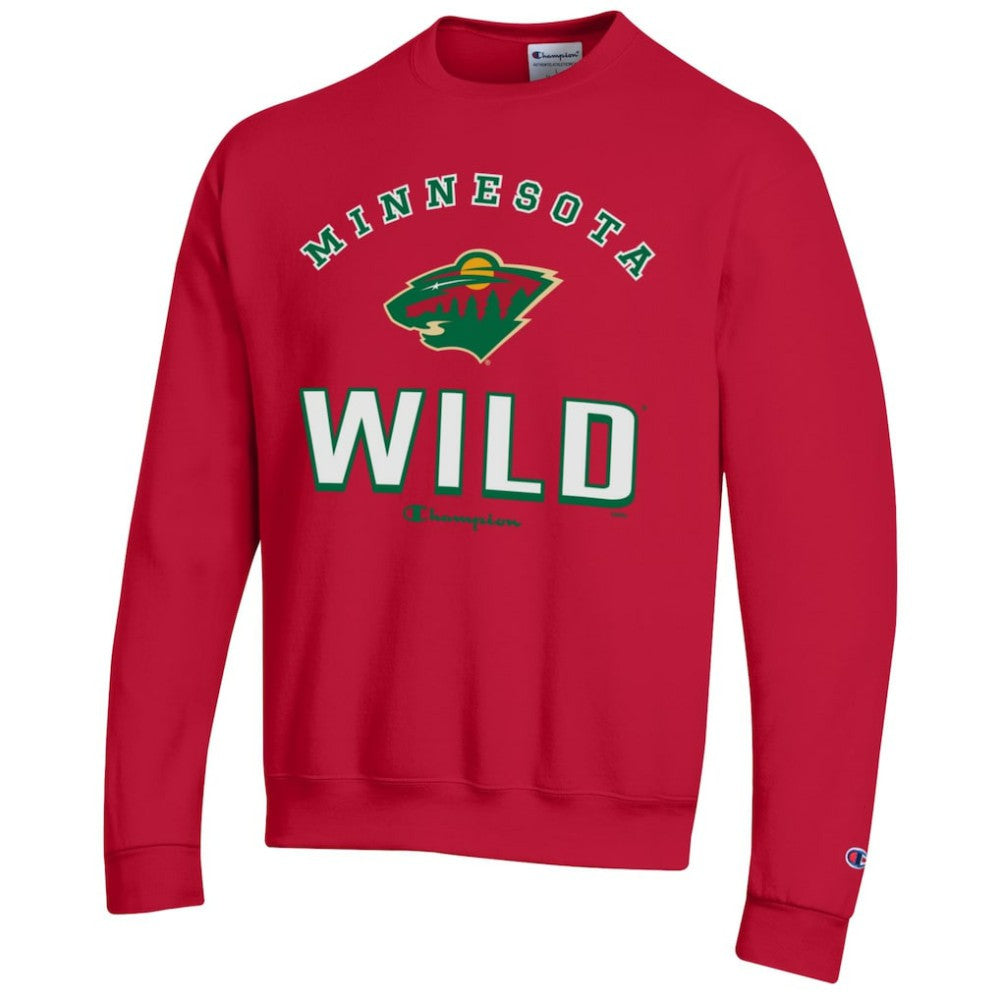 Minnesota Wild Champion Eco Powerblend Crewneck Sweatshirt -  NHL Sweatshirts