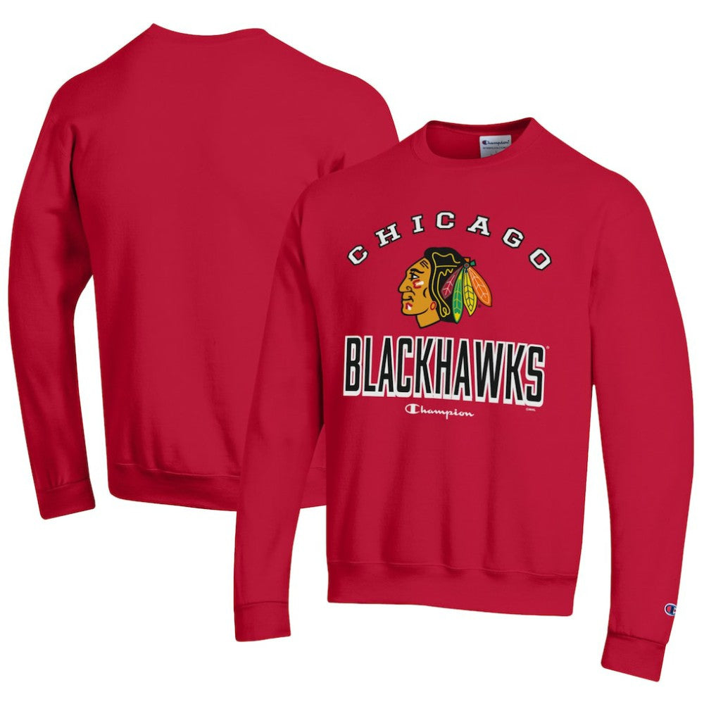 Chicago Blackhawks Champion Eco Powerblend Crewneck Sweatshirt -  NHL Sweatshirts