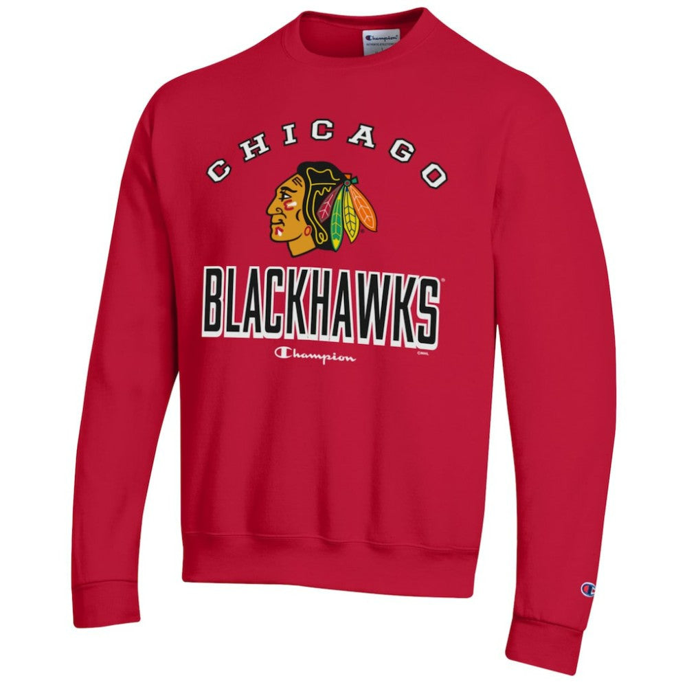 Chicago Blackhawks Champion Eco Powerblend Crewneck Sweatshirt -  NHL Sweatshirts