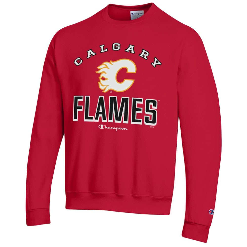 Calgary Flames Champion Eco Powerblend Crewneck Sweatshirt -  NHL Sweatshirts