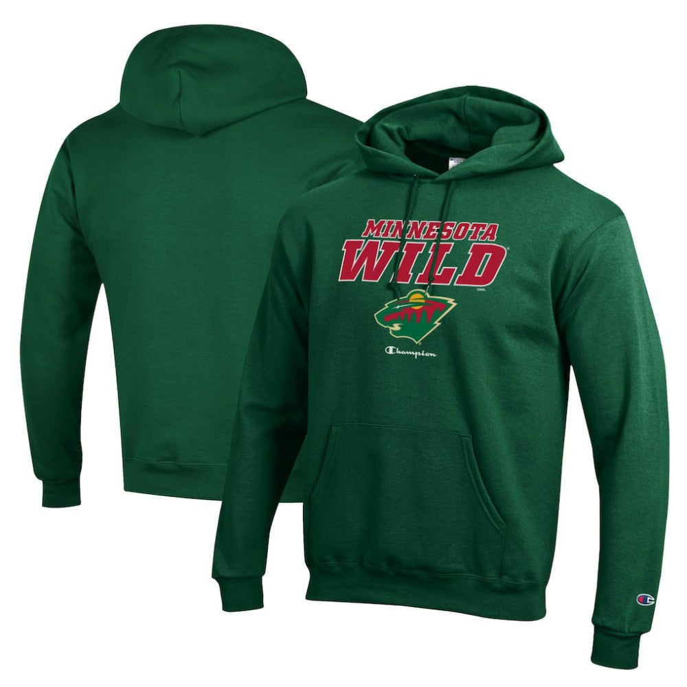 Minnesota Wild Champion Eco Powerblend Pullover Hoodie -  NHL Hoodies