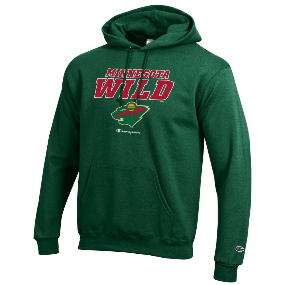 Minnesota Wild Champion Eco Powerblend Pullover Hoodie -  NHL Hoodies