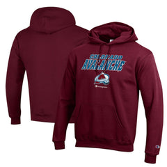 Colorado Avalanche Champion Eco Powerblend Pullover Hoodie -  NHL Hoodies