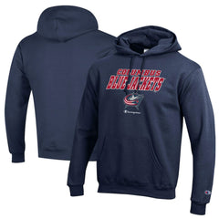 Columbus Blue Jackets Champion Eco Powerblend Pullover Hoodie -  NHL Hoodies