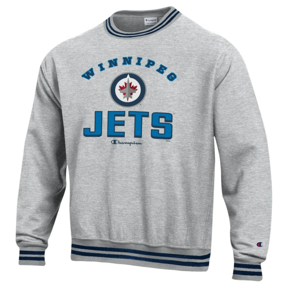 Winnipeg Jets Champion Reverse Weave Yarn Dye Pullover Sweatshirt -  NHL Sweatshirts