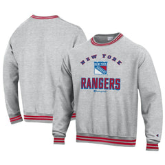 New York Rangers Champion Reverse Weave Yarn Dye Pullover Sweatshirt -  NHL Sweatshirts