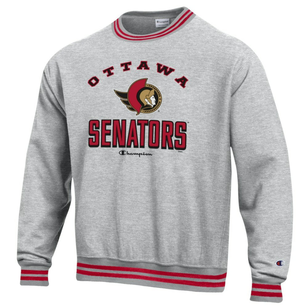 Ottawa Senators Champion Reverse Weave Yarn Dye Pullover Sweatshirt -  NHL Sweatshirts
