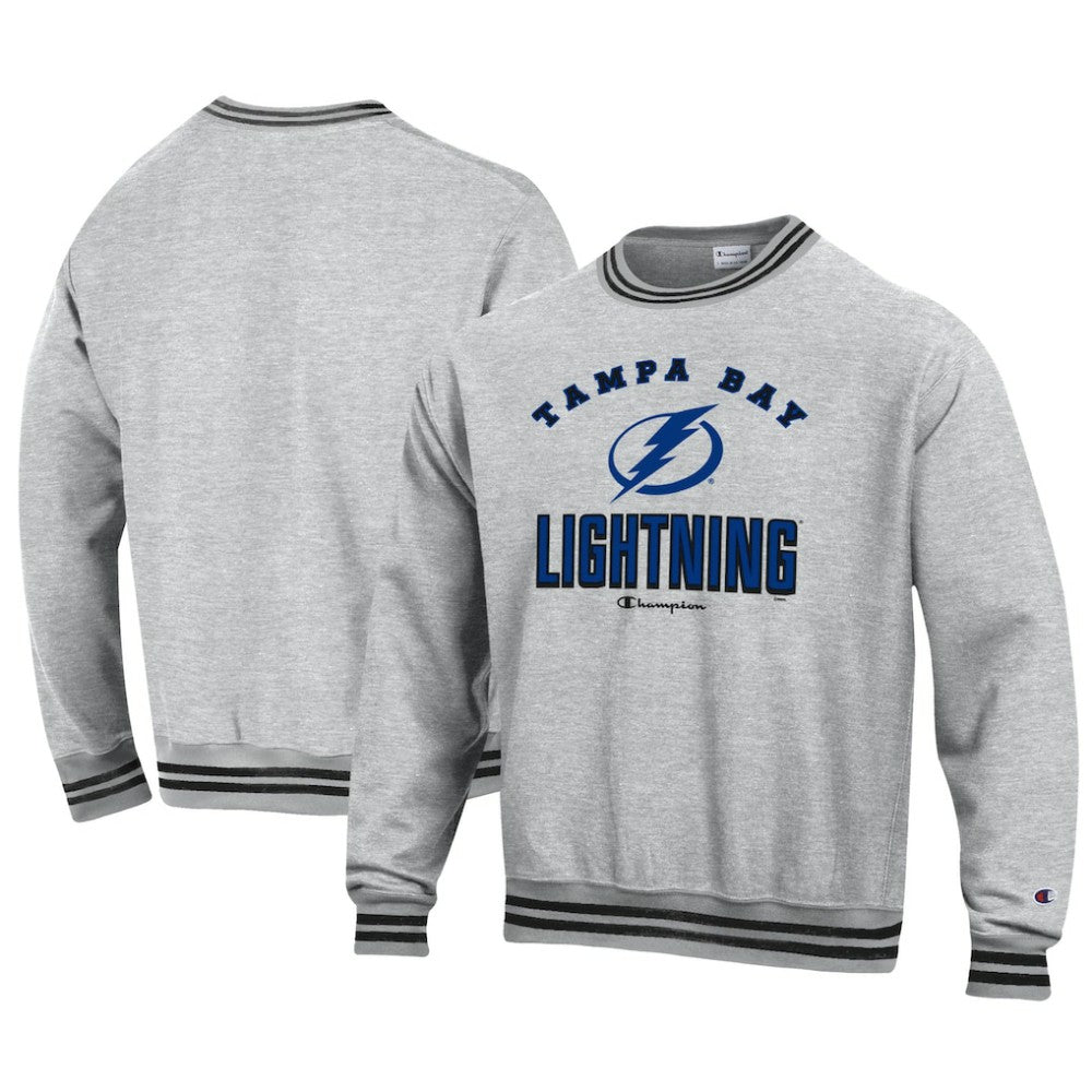 Tampa Bay Lightning Champion Reverse Weave Yarn Dye Pullover Sweatshirt -  NHL Sweatshirts