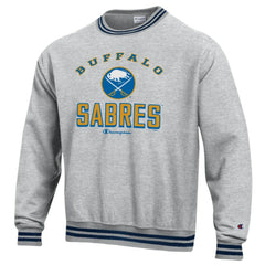 Buffalo Sabres Champion Reverse Weave Yarn Dye Pullover Sweatshirt -  NHL Sweatshirts