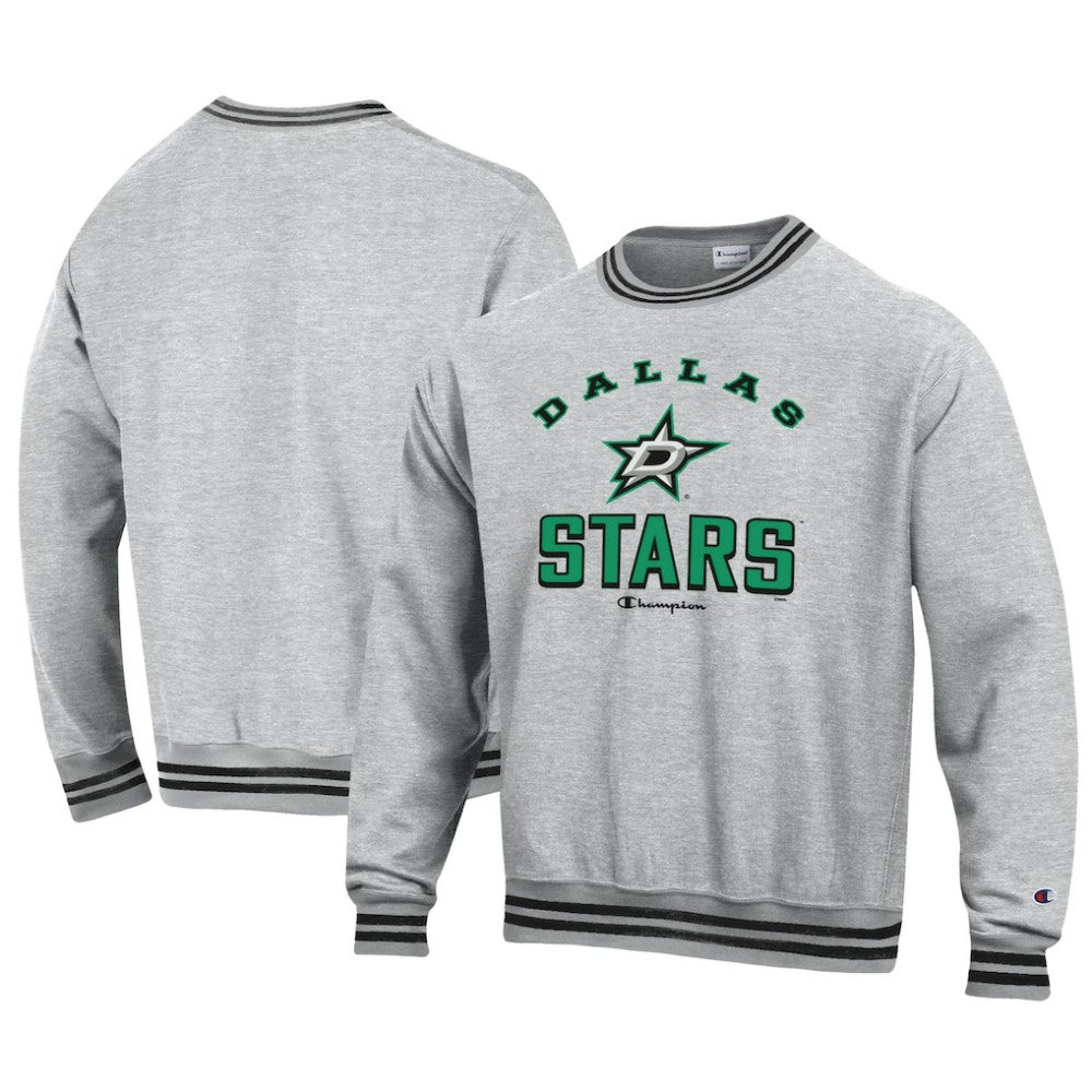 Dallas Stars Champion Reverse Weave Yarn Dye Pullover Sweatshirt -  NHL Sweatshirts