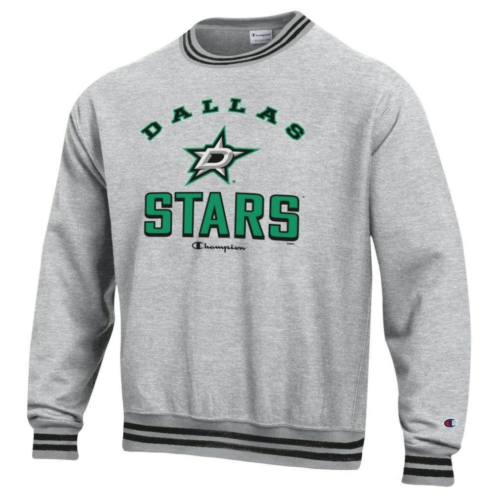 Dallas Stars Champion Reverse Weave Yarn Dye Pullover Sweatshirt -  NHL Sweatshirts