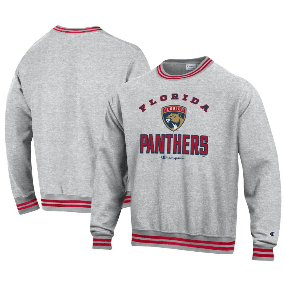 Florida Panthers Champion Reverse Weave Yarn Dye Pullover Sweatshirt -  NHL Sweatshirts