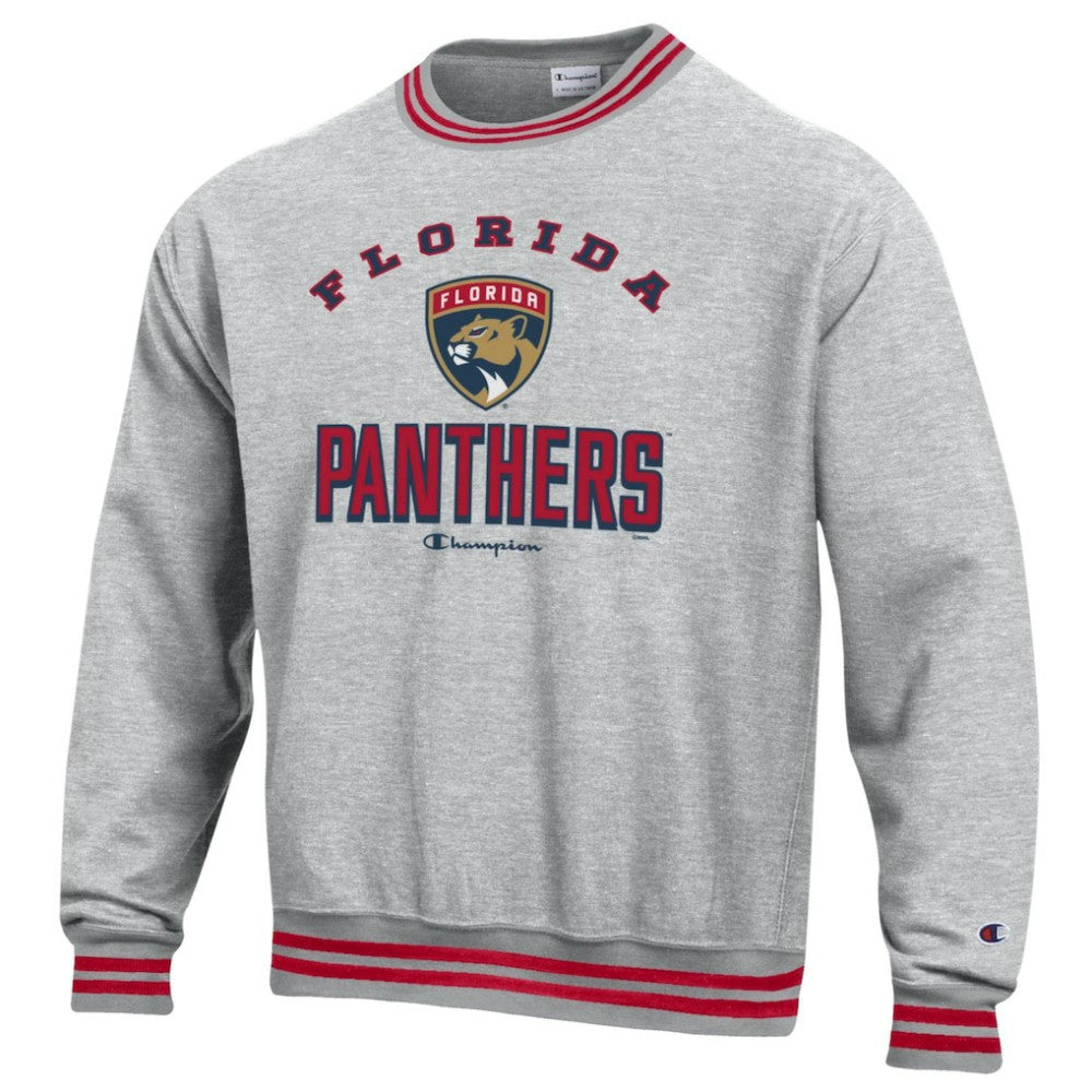 Florida Panthers Champion Reverse Weave Yarn Dye Pullover Sweatshirt -  NHL Sweatshirts