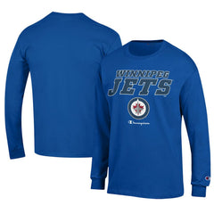 Winnipeg Jets Champion Long-Sleeve Jersey T-Shirt -  NHL T-shirts