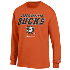 Anaheim Ducks Champion Long-Sleeve Jersey T-Shirt -  NHL T-shirts