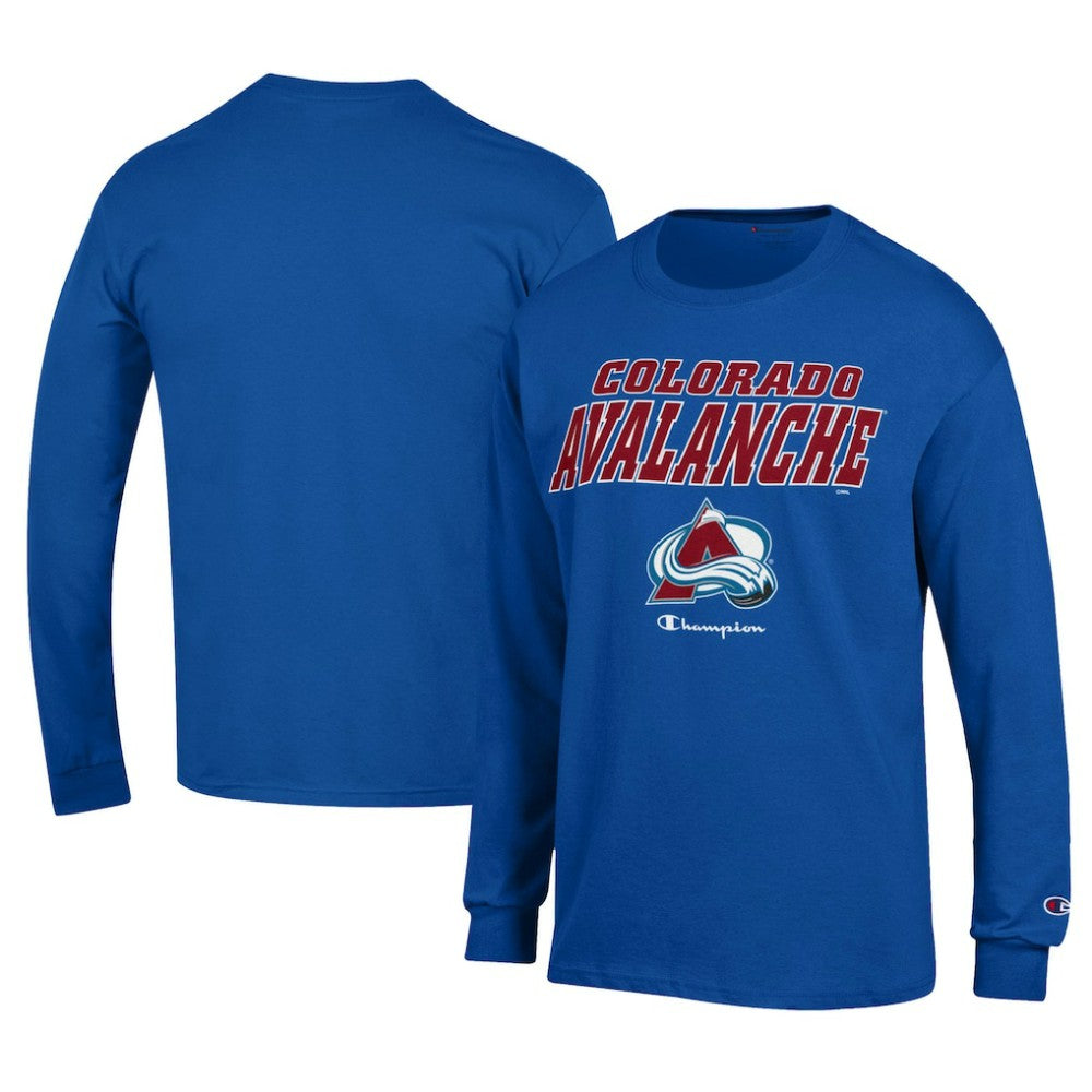Colorado Avalanche Champion Long-Sleeve Jersey T-Shirt -  NHL T-shirts