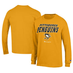 Pittsburgh Penguins Champion Long-Sleeve Jersey T-Shirt -  NHL T-shirts