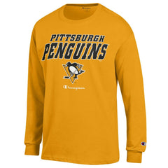 Pittsburgh Penguins Champion Long-Sleeve Jersey T-Shirt -  NHL T-shirts