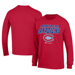 Montreal Canadiens Champion Long-Sleeve Jersey T-Shirt -  NHL T-shirts