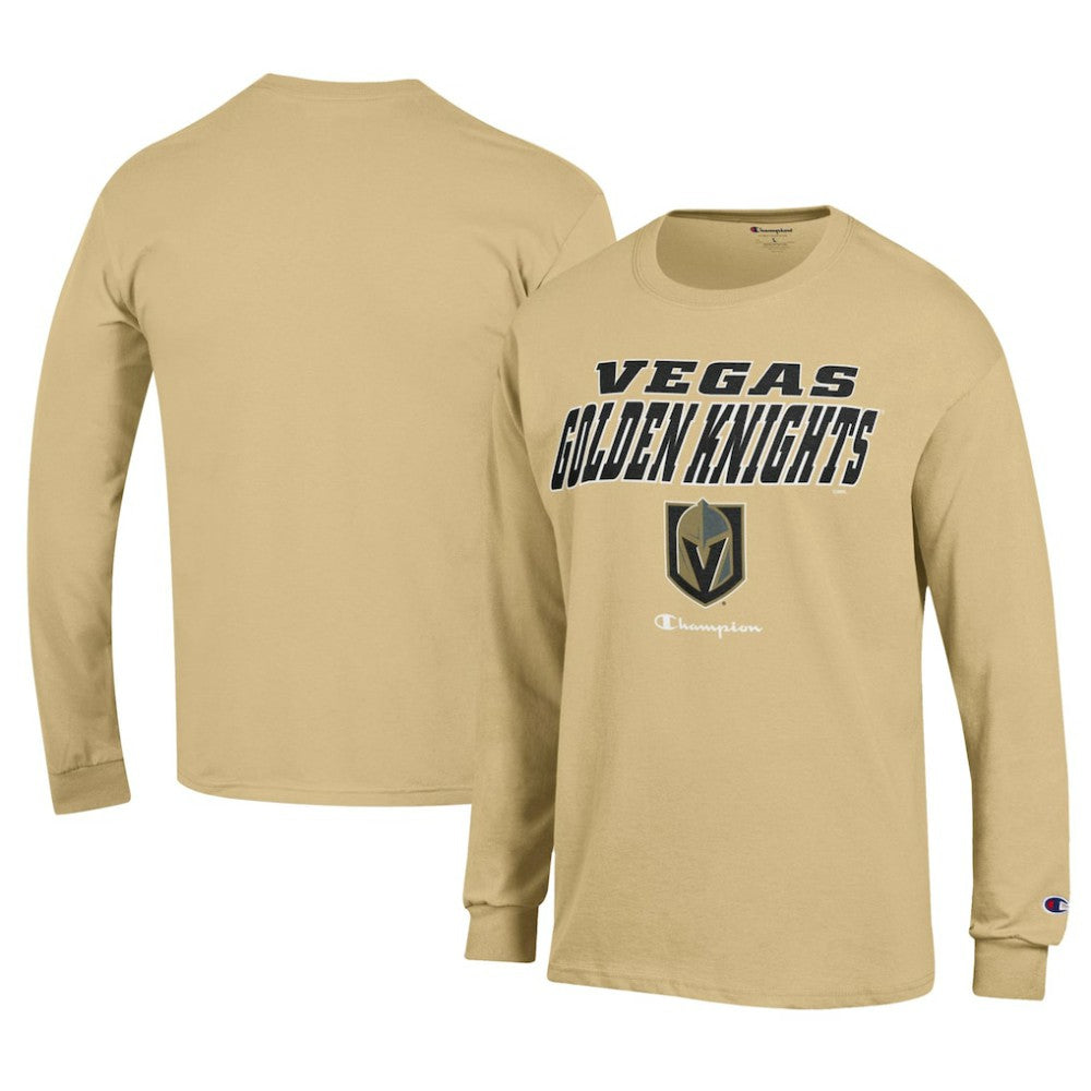 Vegas Golden Knights Champion Long-Sleeve Jersey T-Shirt -  NHL T-shirts