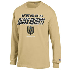 Vegas Golden Knights Champion Long-Sleeve Jersey T-Shirt -  NHL T-shirts