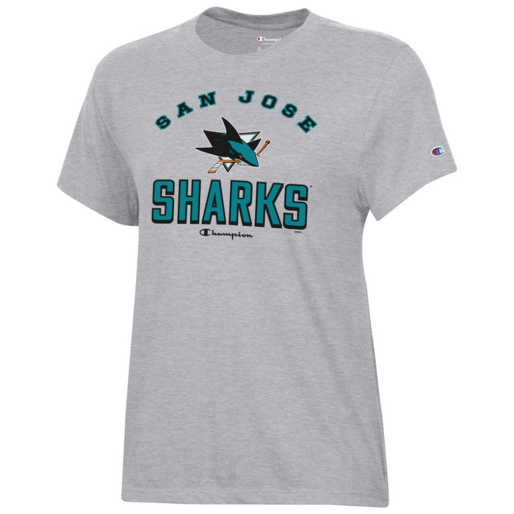 San Jose Sharks Champion Women's Core T-Shirt -  NHL T-shirts