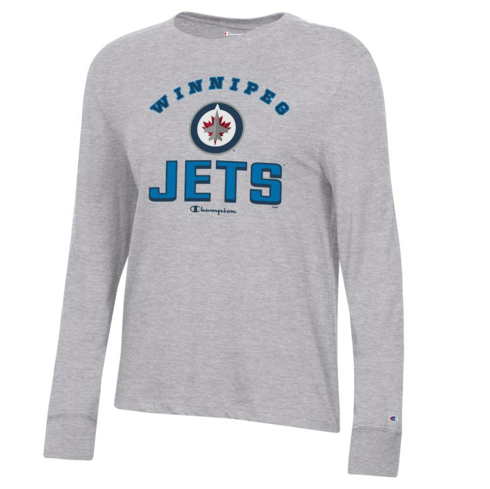 Winnipeg Jets Champion Women's Core Long Sleeve T-Shirt -  NHL T-shirts