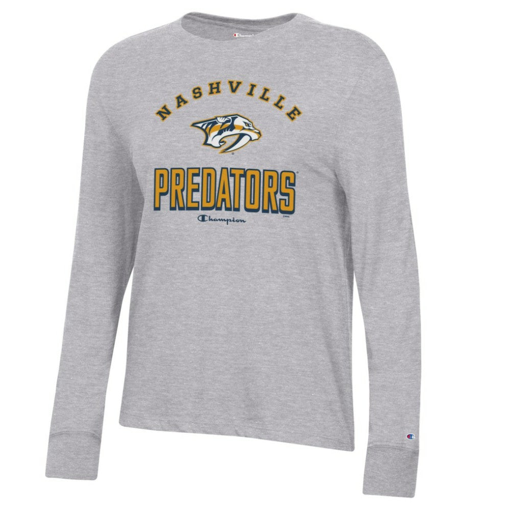 Nashville Predators Champion Women's Core Long Sleeve T-Shirt -  NHL T-shirts