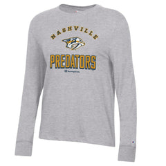 Nashville Predators Champion Women's Core Long Sleeve T-Shirt -  NHL T-shirts