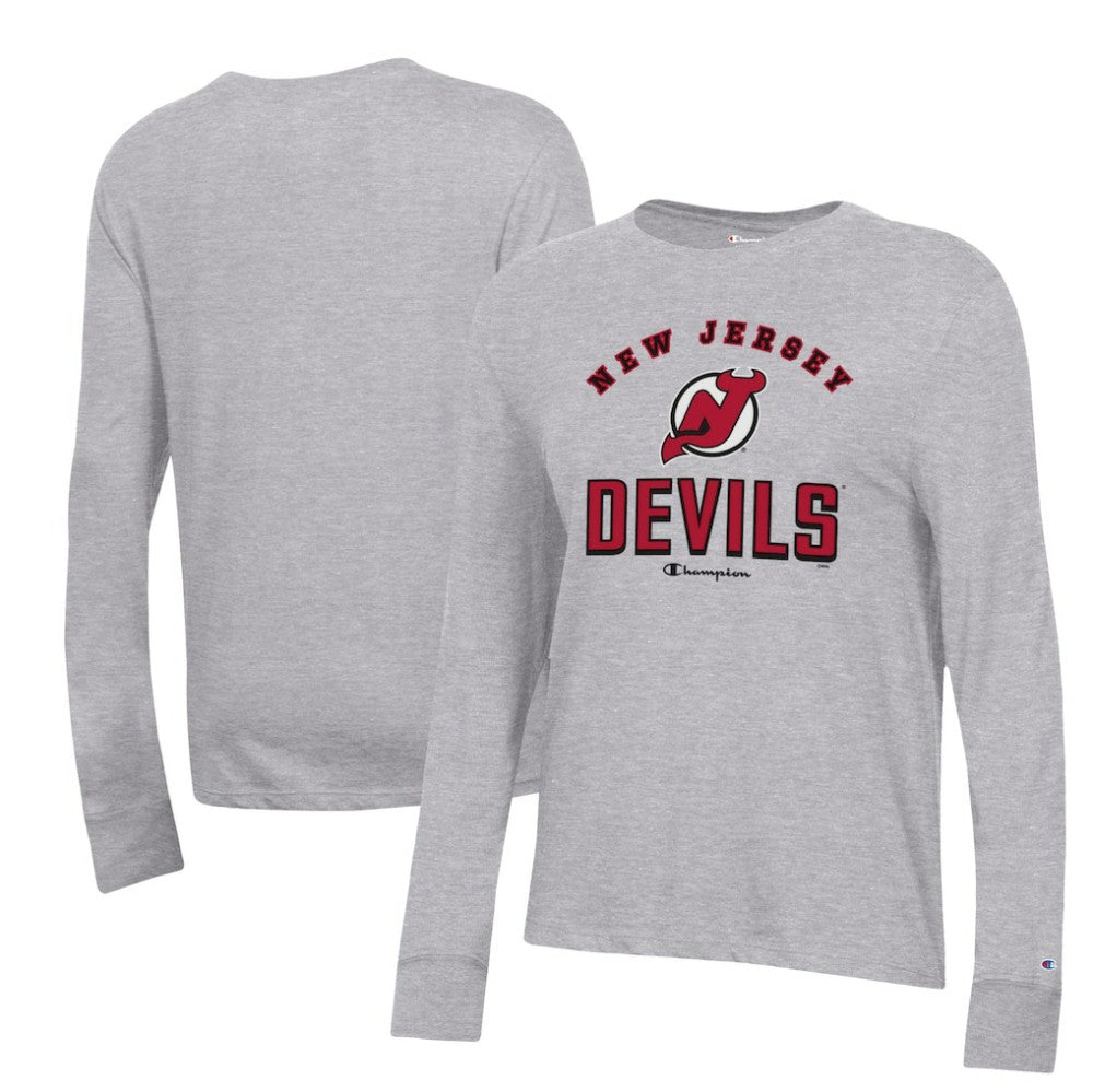 New Jersey Devils Champion Women's Core Long Sleeve T-Shirt -  NHL T-shirts