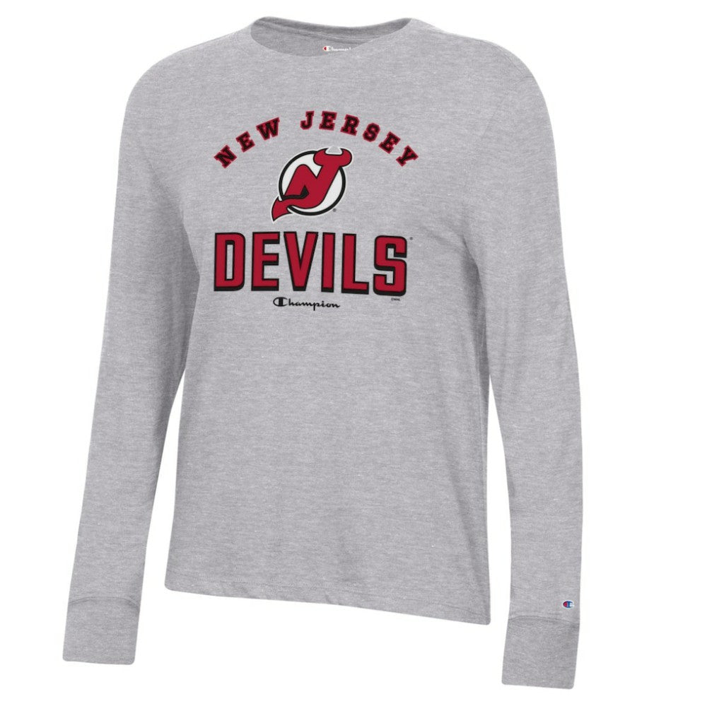 New Jersey Devils Champion Women's Core Long Sleeve T-Shirt -  NHL T-shirts