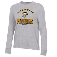 Pittsburgh Penguins Champion Women's Core Long Sleeve T-Shirt -  NHL T-shirts