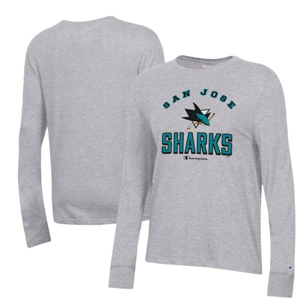 San Jose Sharks Champion Women's Core Long Sleeve T-Shirt -  NHL T-shirts