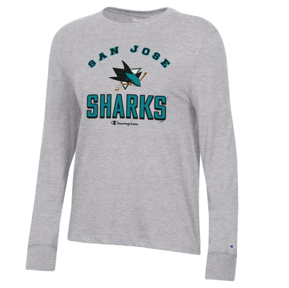 San Jose Sharks Champion Women's Core Long Sleeve T-Shirt -  NHL T-shirts
