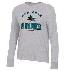 San Jose Sharks Champion Women's Core Long Sleeve T-Shirt -  NHL T-shirts