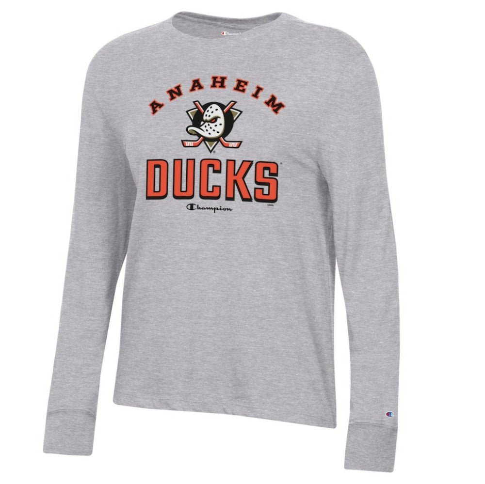 Anaheim Ducks Champion Women's Core Long Sleeve T-Shirt -  NHL T-shirts