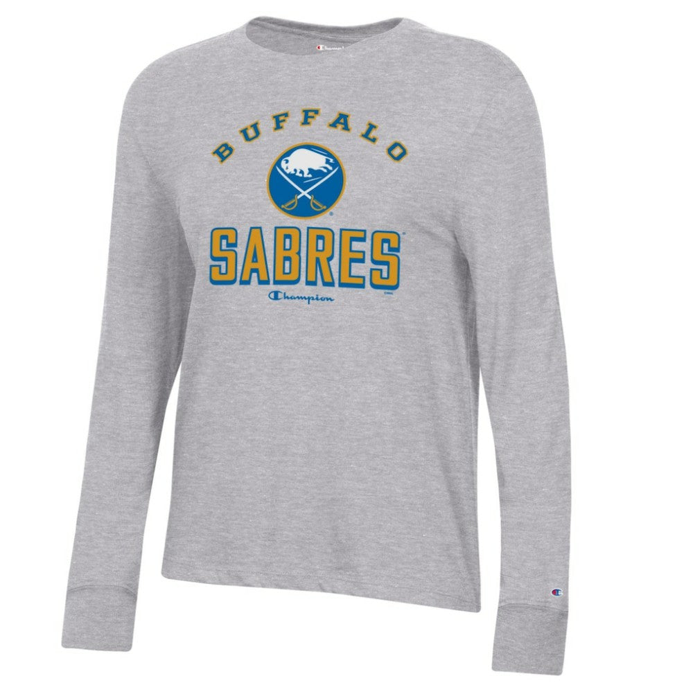 Buffalo Sabres Champion Women's Core Long Sleeve T-Shirt -  NHL T-shirts