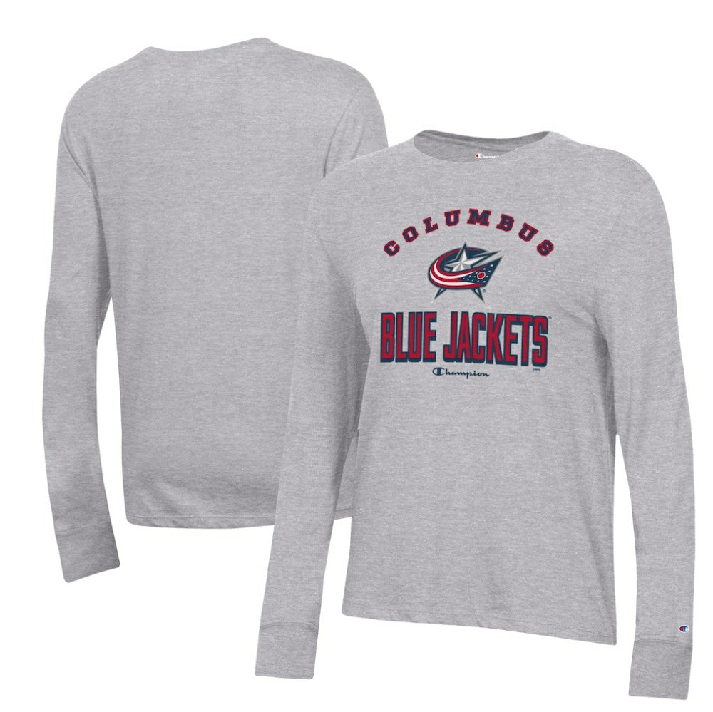 Columbus Blue Jackets Champion Women's Core Long Sleeve T-Shirt -  NHL T-shirts