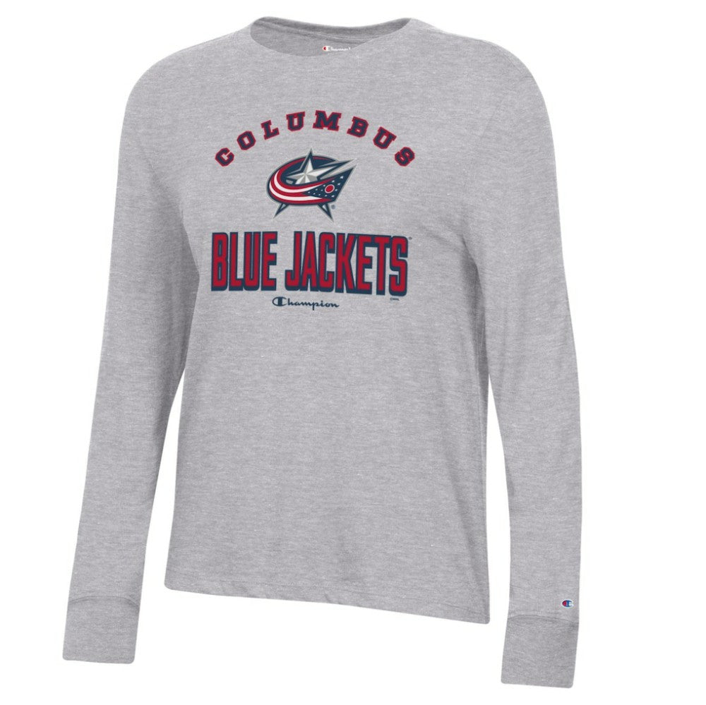 Columbus Blue Jackets Champion Women's Core Long Sleeve T-Shirt -  NHL T-shirts