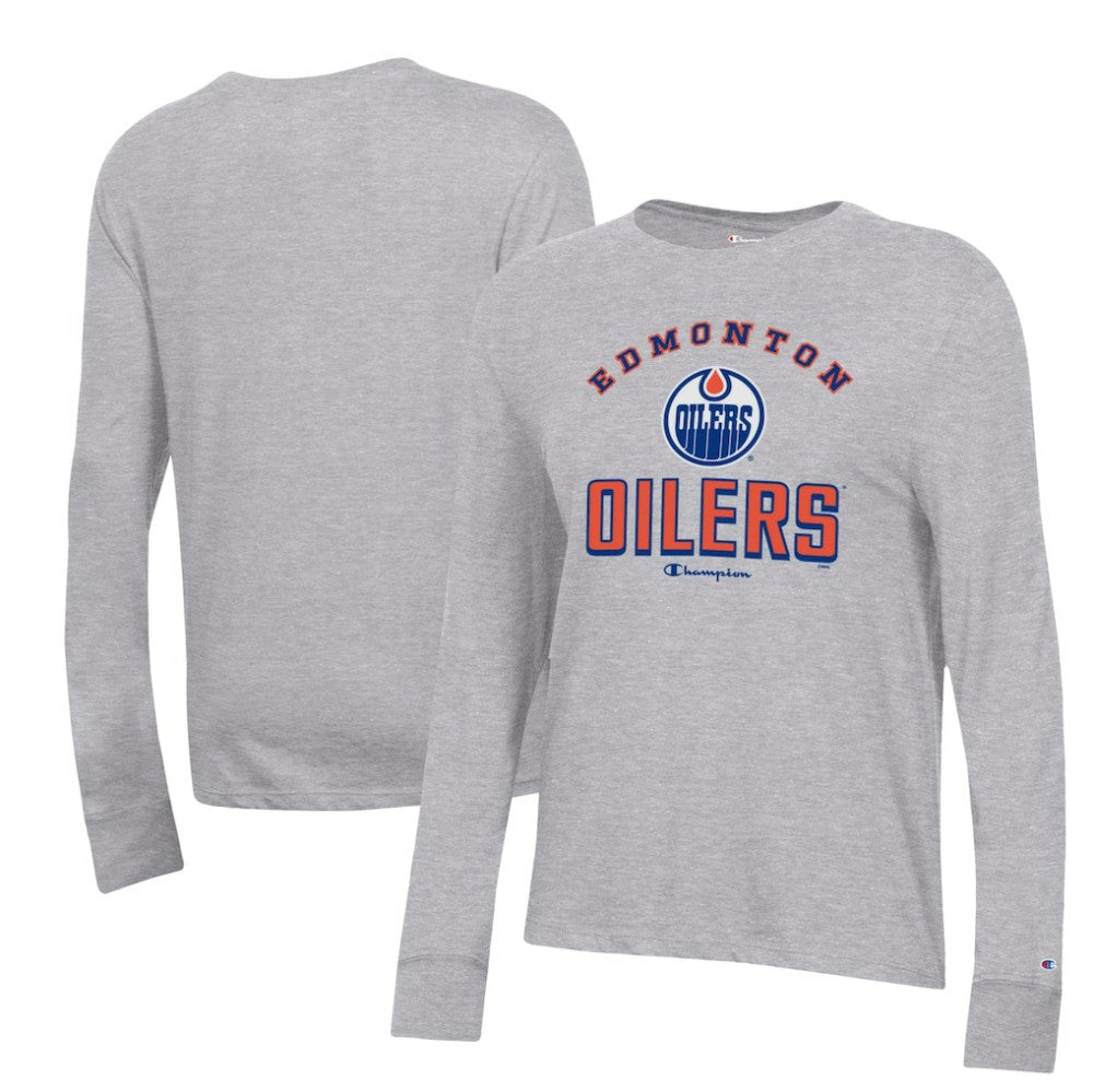 Edmonton Oilers Champion Women's Core Long Sleeve T-Shirt -  NHL T-shirts
