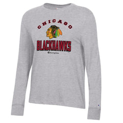 Chicago Blackhawks Champion Women's Core Long Sleeve T-Shirt -  NHL T-shirts