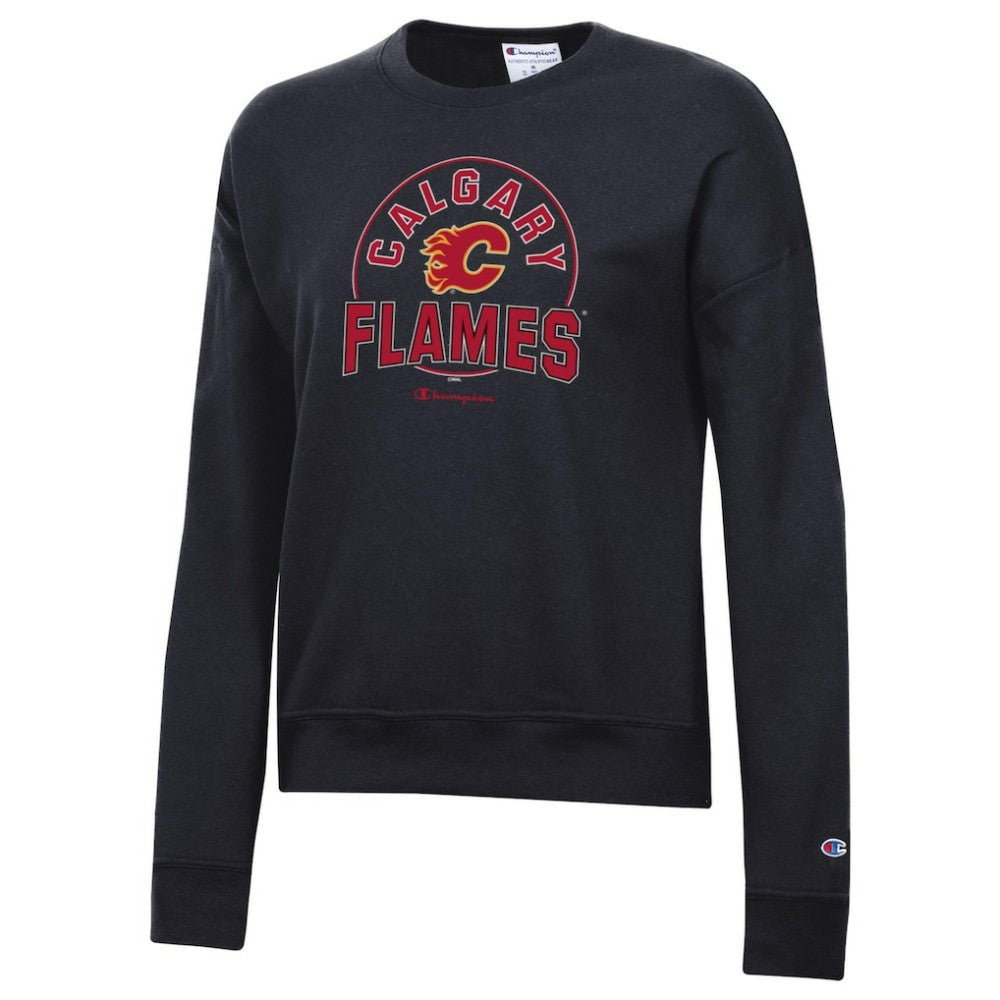 Calgary Flames Champion Women's Powerblend Pullover Sweatshirt -  NHL Sweatshirts