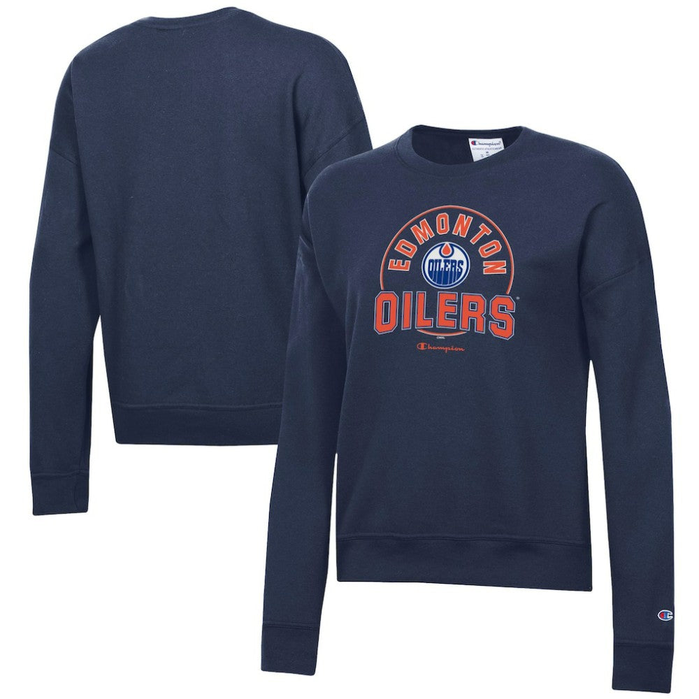 Edmonton Oilers Champion Women's Powerblend Pullover Sweatshirt -  NHL Sweatshirts