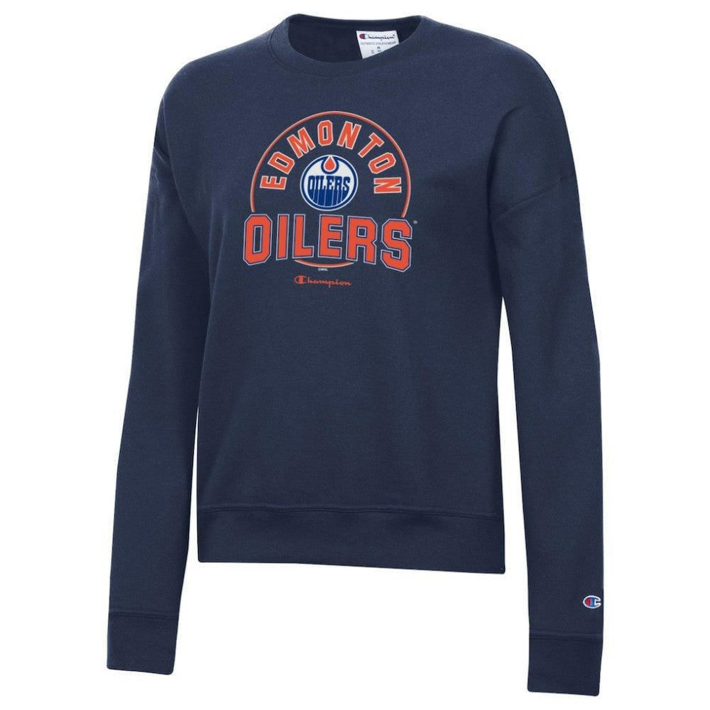 Edmonton Oilers Champion Women's Powerblend Pullover Sweatshirt -  NHL Sweatshirts
