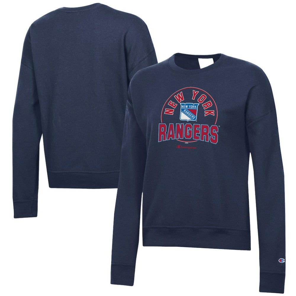 New York Rangers Champion Women's Powerblend Pullover Sweatshirt -  NHL Sweatshirts