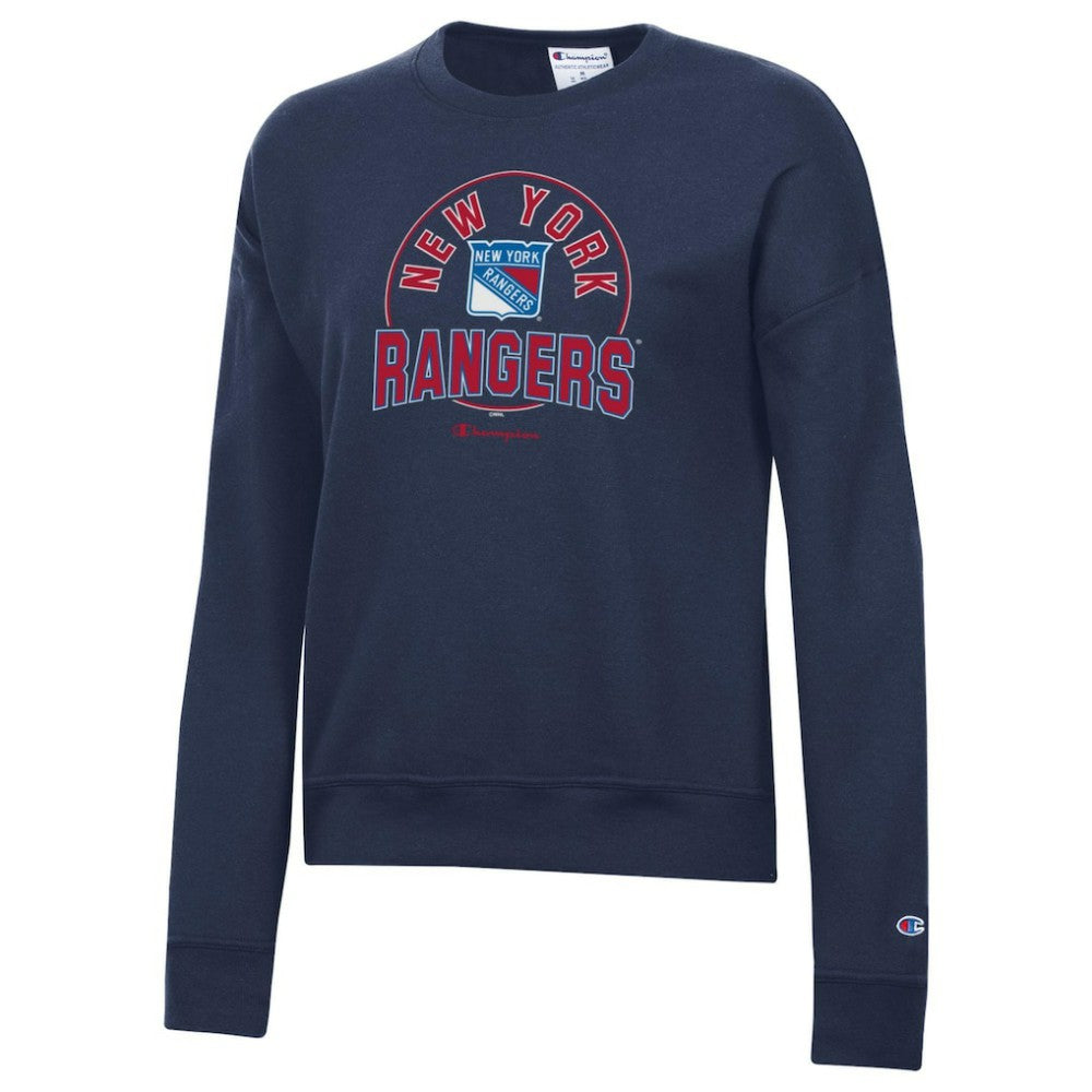 New York Rangers Champion Women's Powerblend Pullover Sweatshirt -  NHL Sweatshirts