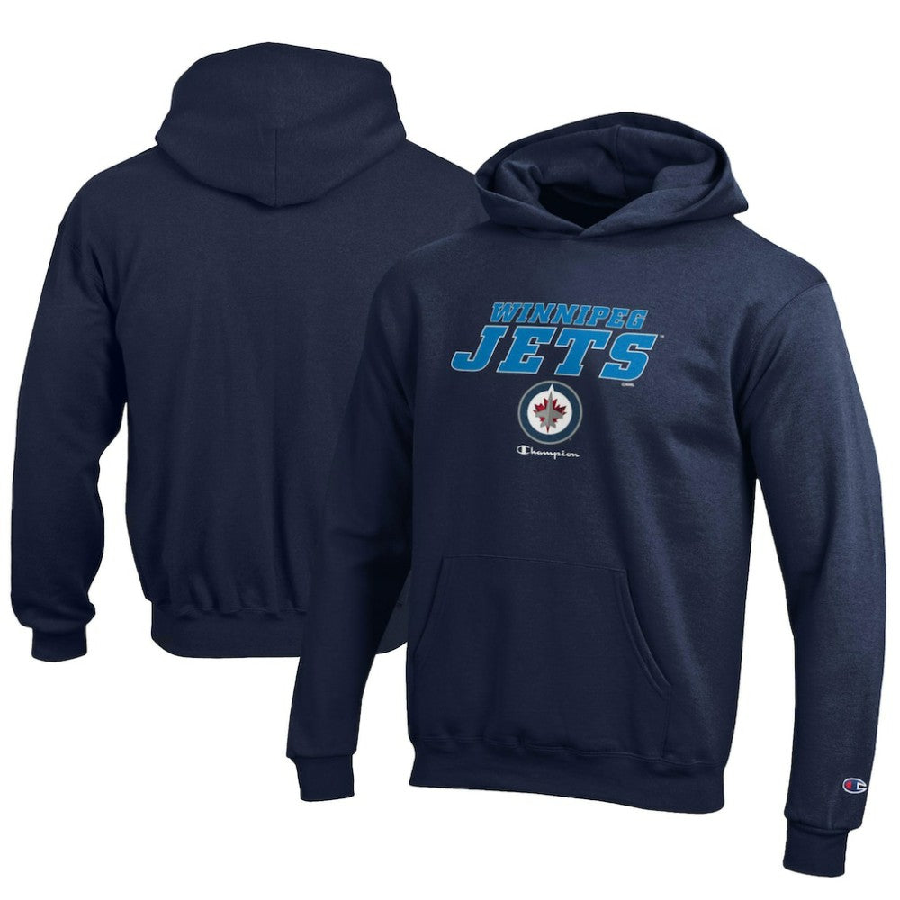 Winnipeg Jets Champion Youth Eco Powerblend Pullover Hoodie -  NHL Hoodies